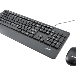 Acer PalmEase Wired Keyboard & Mouse Combo with Palm Rest