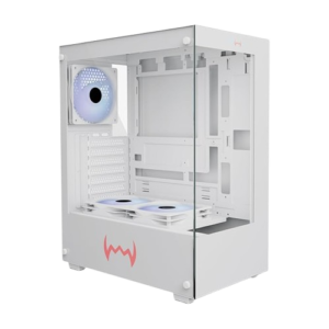 DaWg X' Series 430 Mid-Tower Gaming Cabinet/Case (White)