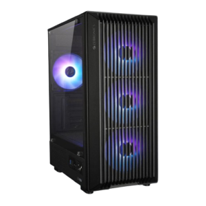 Zeb Icer Black Gaming Cabinet