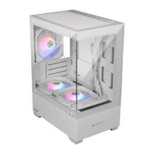 Zeb Icecap Gaming Cabinet (White)