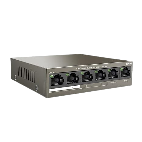 Tenda 6 Port Fast Ethernet PoE Switch